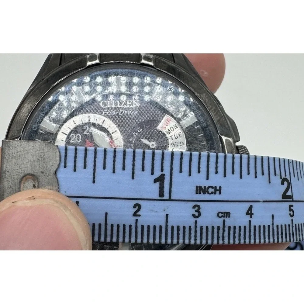 Citizen Eco-Drive Perpetual Calendar Black Ion-Plated Watch BL8005-77E GN-4W-S